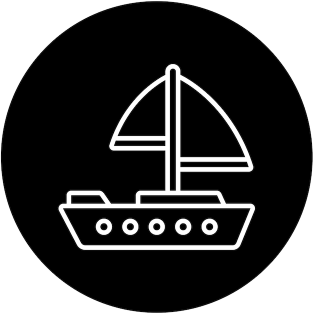 Estilo de icono de yate