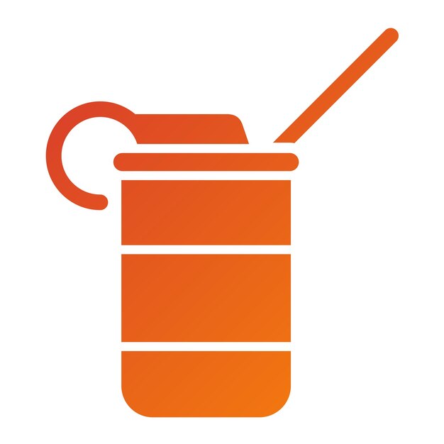Estilo del icono del yogur