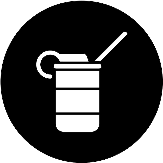 Estilo del icono del yogur