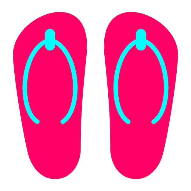 Estilo del icono de las zapatillas de diseño vectorial