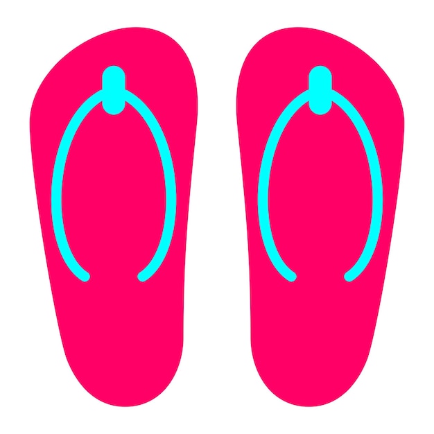 Estilo del icono de las zapatillas de diseño vectorial