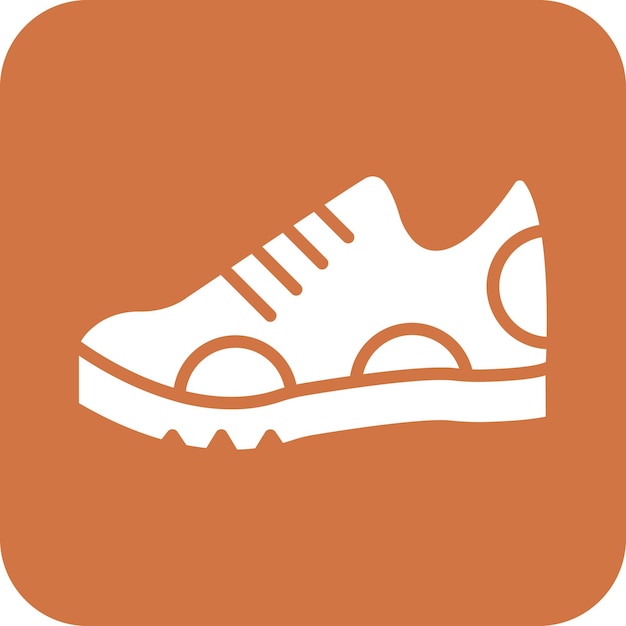 Estilo del icono del zapato de diseño vectorial