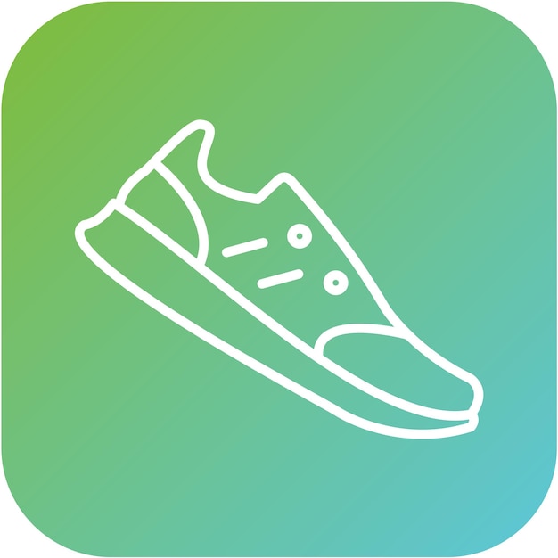 Estilo del icono del zapato de diseño vectorial