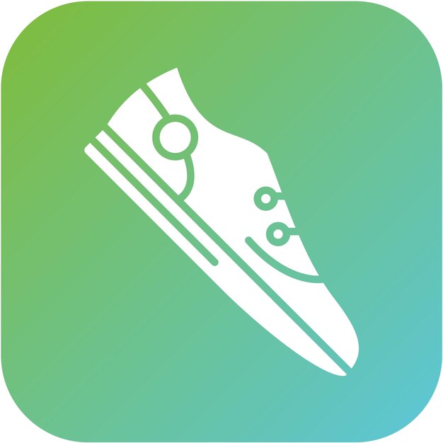Estilo del icono del zapato de diseño vectorial