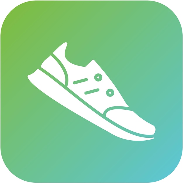 Estilo del icono del zapato de diseño vectorial