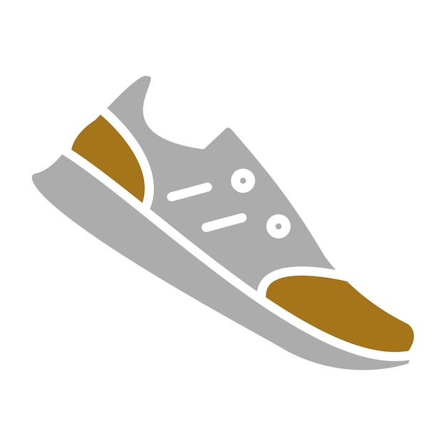 Estilo del icono del zapato de diseño vectorial