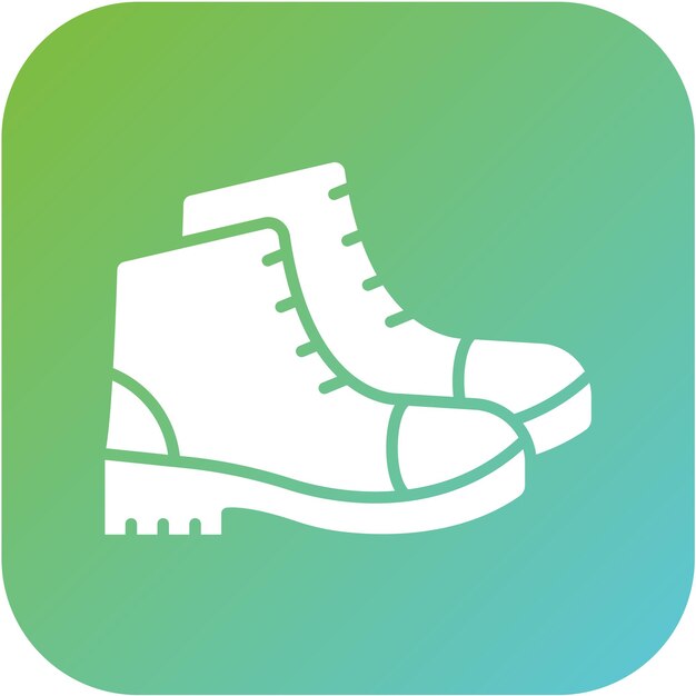 Estilo del icono de los zapatos
