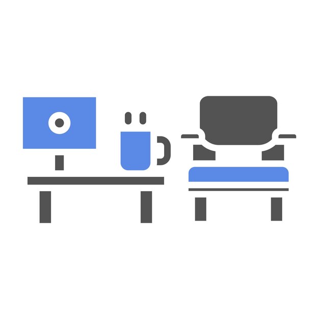 Estilo del icono de la zona de confort del diseño vectorial