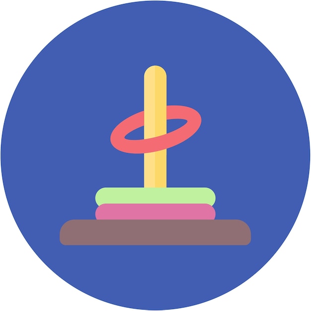 Estilo de ilustración del anillo vectorial de lanzamiento