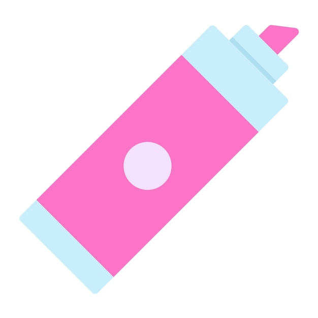 Estilo de la ilustración del marcador vectorial