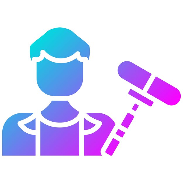 Estilo de ilustración del operador vectorial de boom