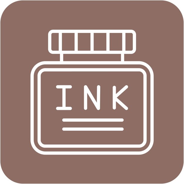 Estilo de ilustración de tinta vectorial
