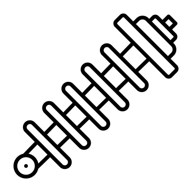 Estilo de la ilustración del vector de absorción de golpes