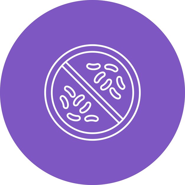 Estilo de ilustración del vector antibacteriano