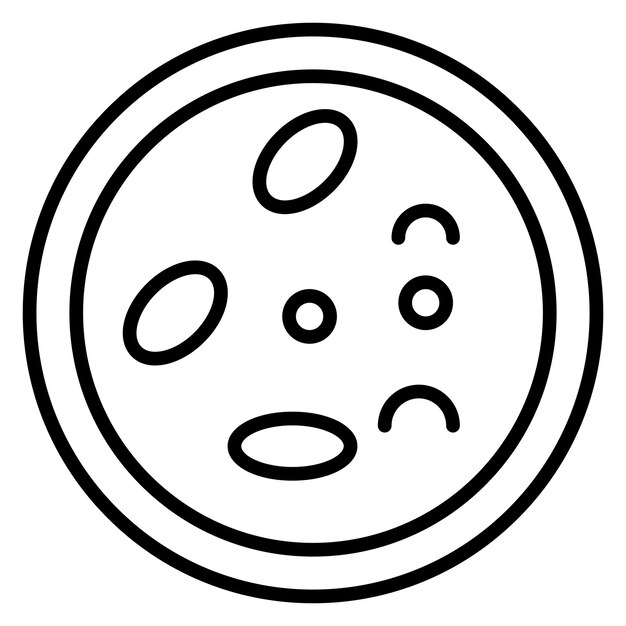 Estilo de ilustración del vector de las células sanguíneas