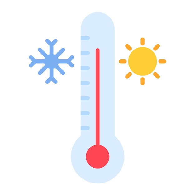 Vector estilo de la ilustración del vector de climatización