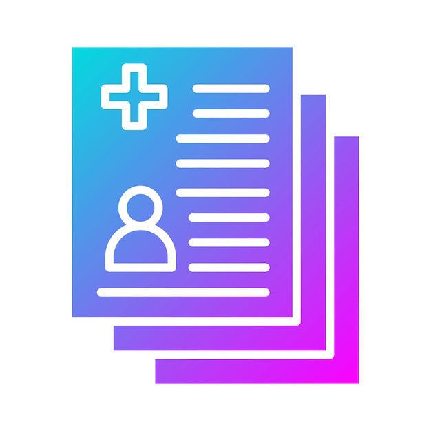 Estilo de la ilustración del vector de comprobación de salud