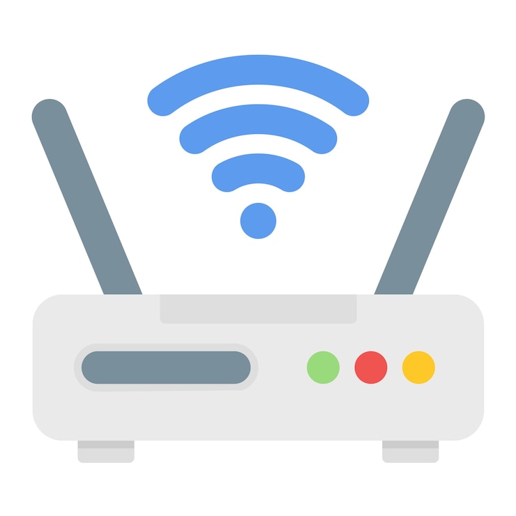 Vector estilo de ilustración del vector de conexión wi-fi
