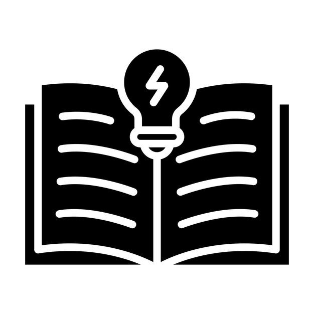 Estilo de la ilustración del vector de conocimiento