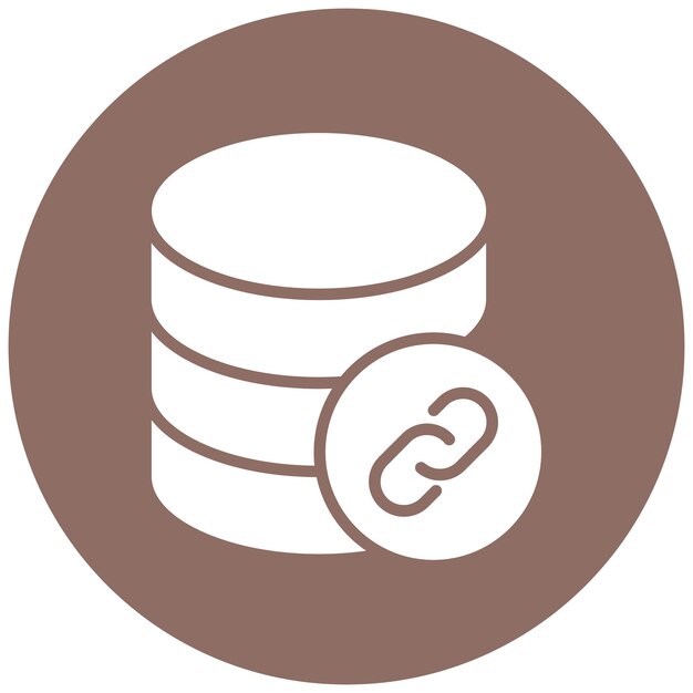 Estilo de ilustración del vector de datos vinculados