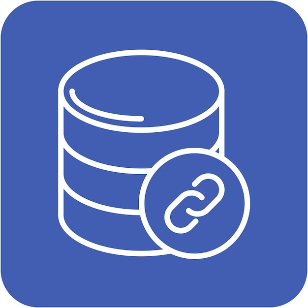 Estilo de ilustración del vector de datos vinculados