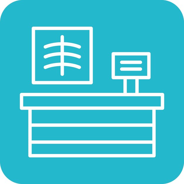 Estilo de la ilustración del vector de densimetría