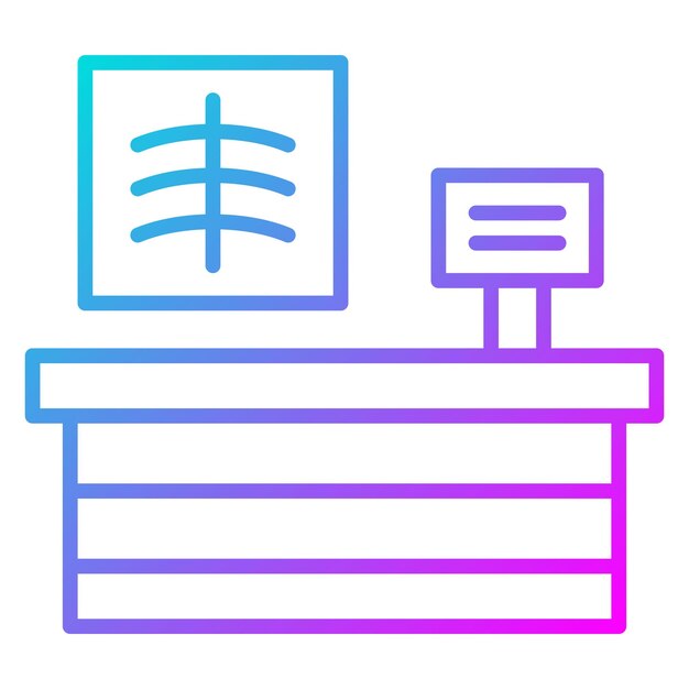 Estilo de la ilustración del vector de densimetría