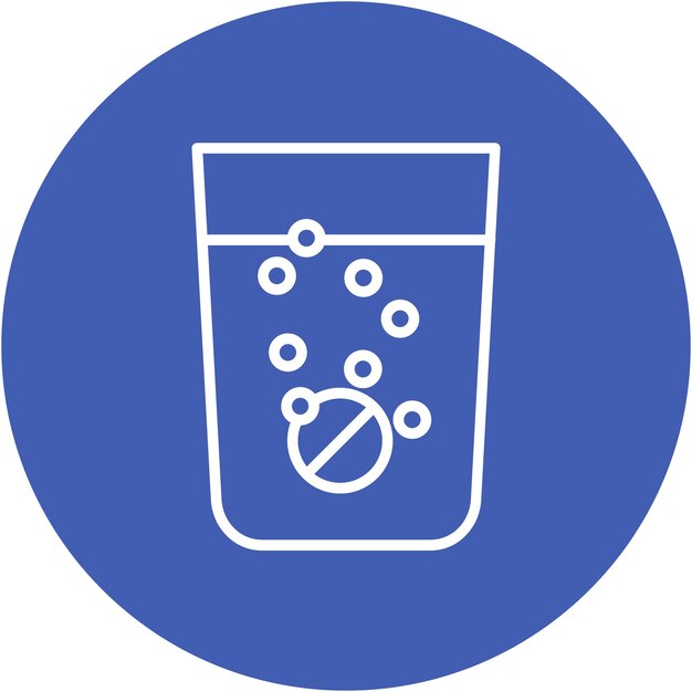 Estilo de la ilustración del vector efervescente