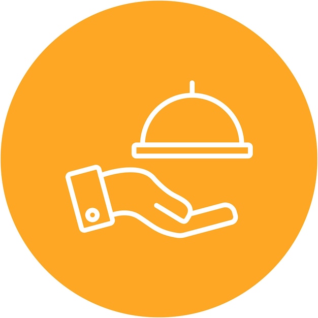 Estilo de ilustración del vector de entrega de alimentos