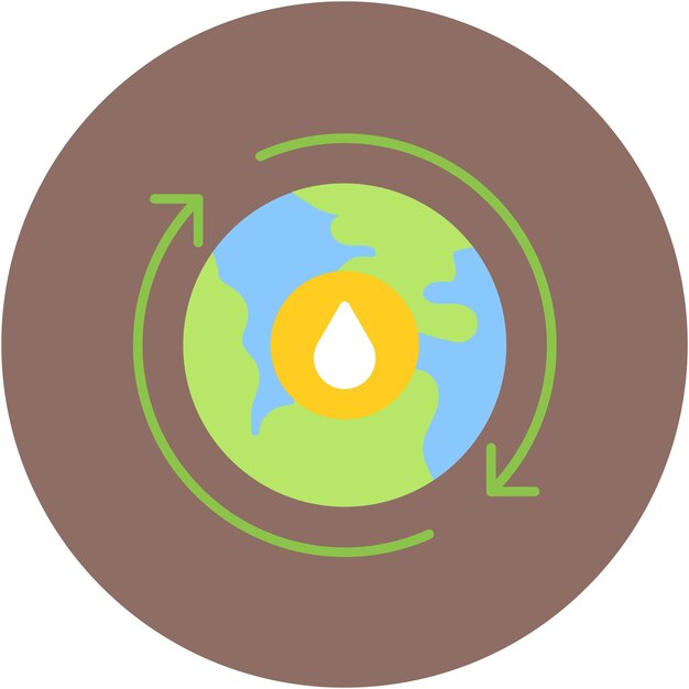 Estilo de ilustración del vector de exploración de petróleo