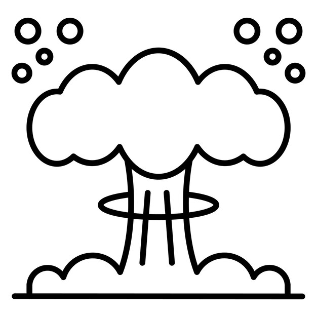 Estilo de la ilustración del vector de explosión