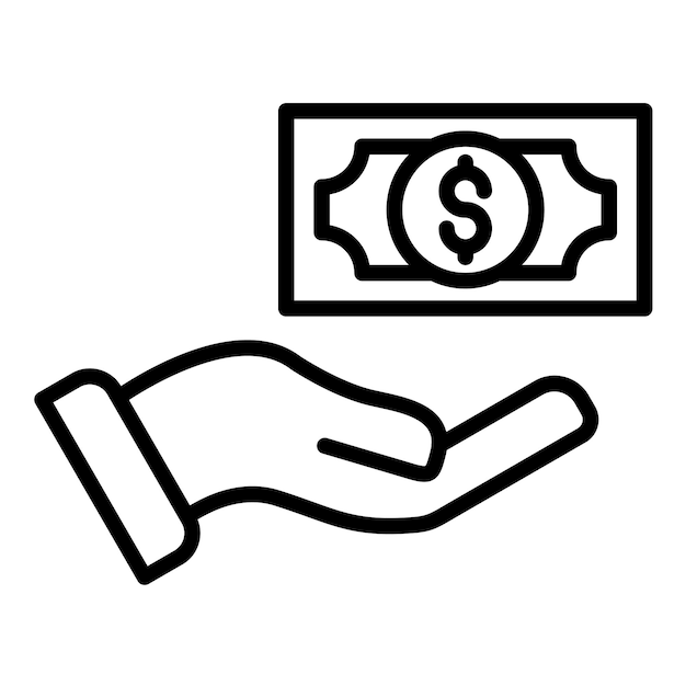 Estilo de ilustración del vector de huella de mano corrupto