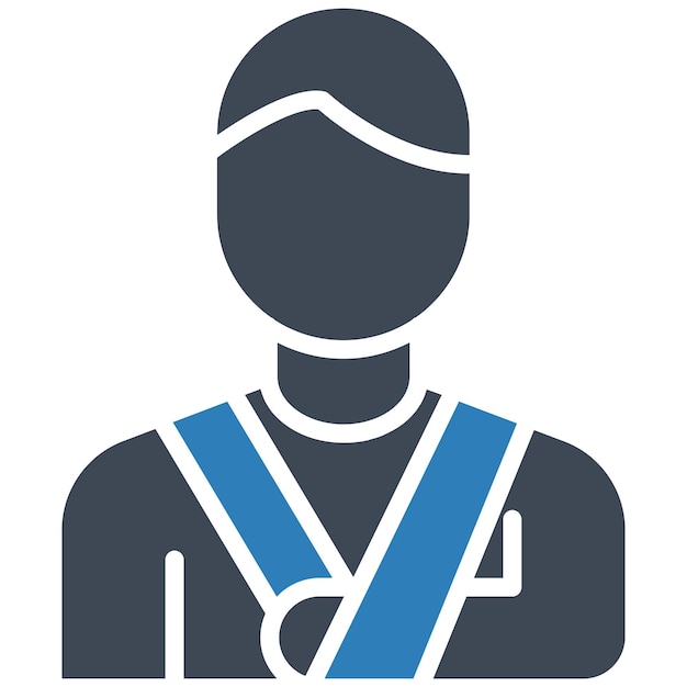 Estilo de ilustración del vector de lesiones