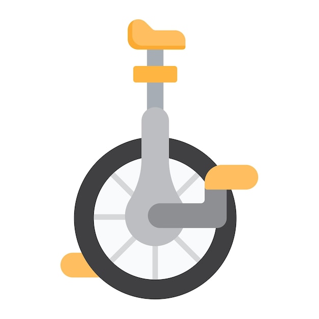Estilo de ilustración del vector monocíclico