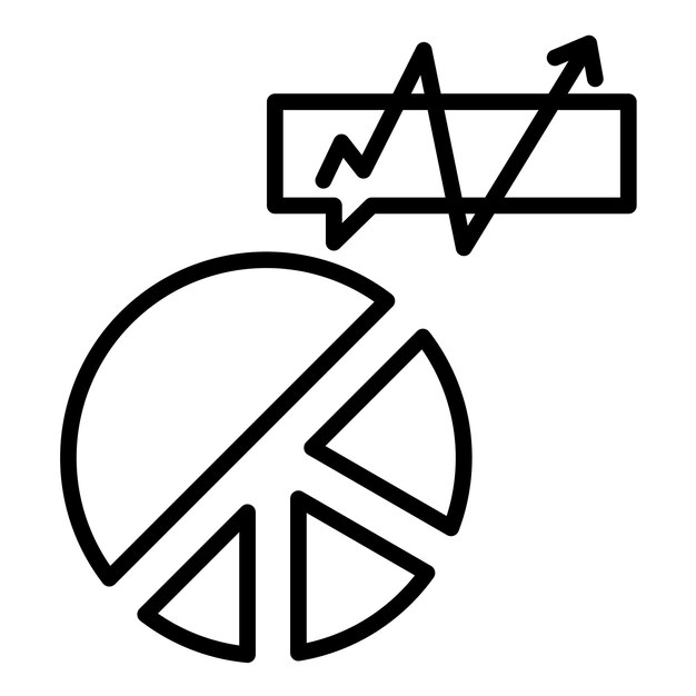 Estilo de ilustración del vector de penetración en el mercado