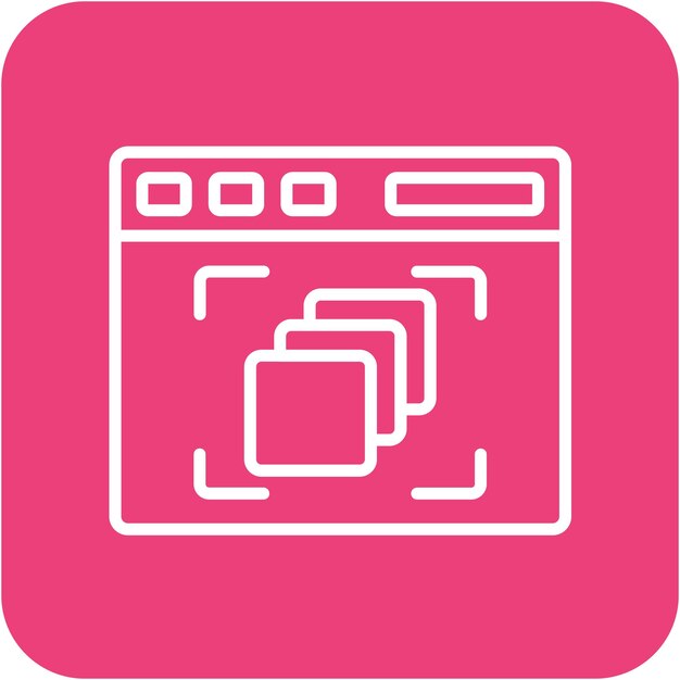 Estilo de ilustración del vector de percepción de profundidad