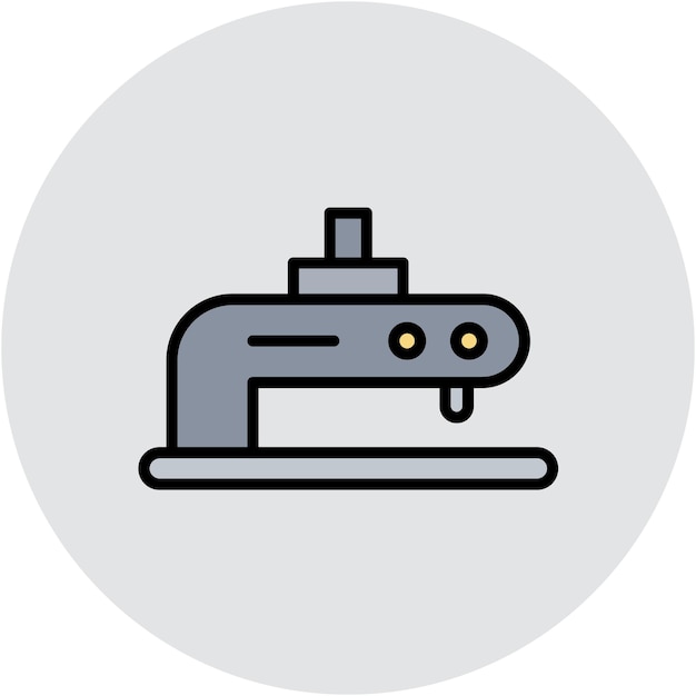 Estilo de ilustración del vector de perforación de agujeros