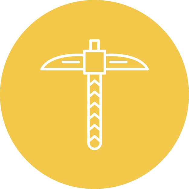 Estilo de la ilustración del vector de pico