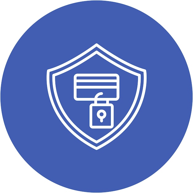 Estilo de la ilustración del vector de prevención del fraude