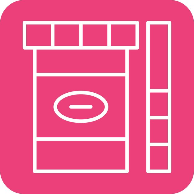 Estilo de ilustración del vector de la prueba de orina