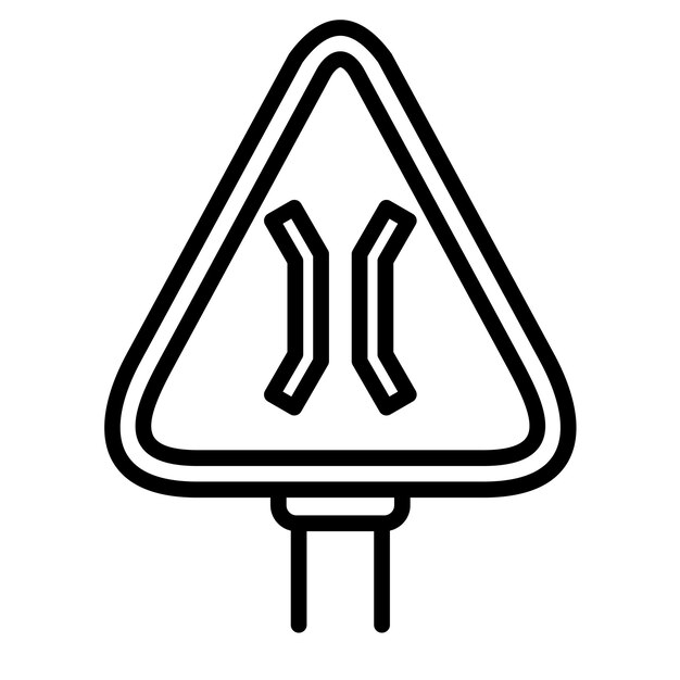 Estilo de ilustración del vector de puente estrecho