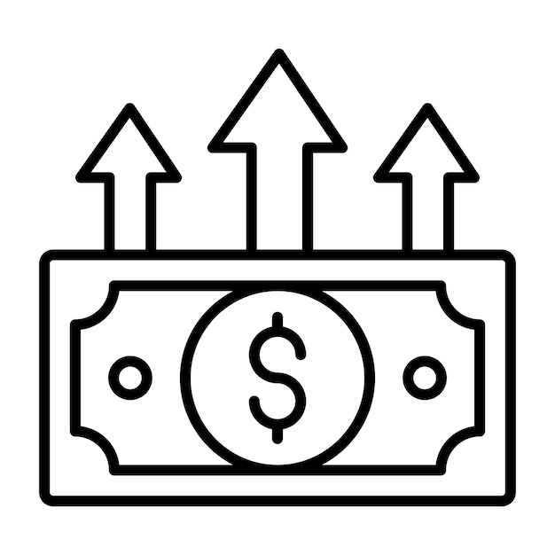 Estilo de la ilustración del vector de recaudación de fondos