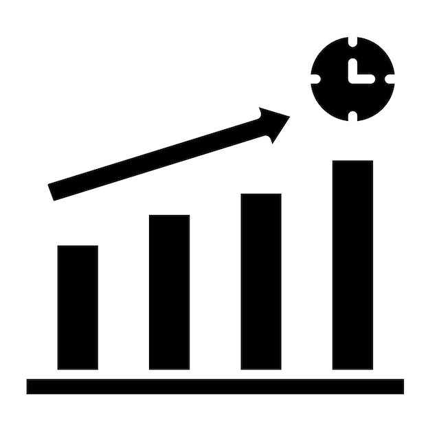 Estilo de ilustración del vector de tiempo de inversión