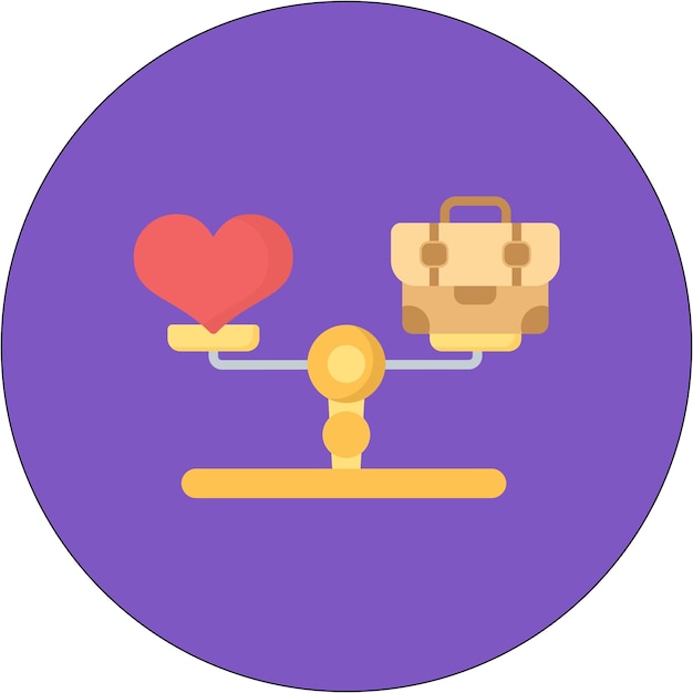 Estilo de ilustración del vector de trabajo de equilibrio