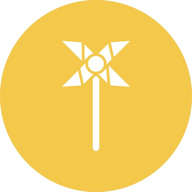 Estilo de ilustración del vector de la turbina de resorte