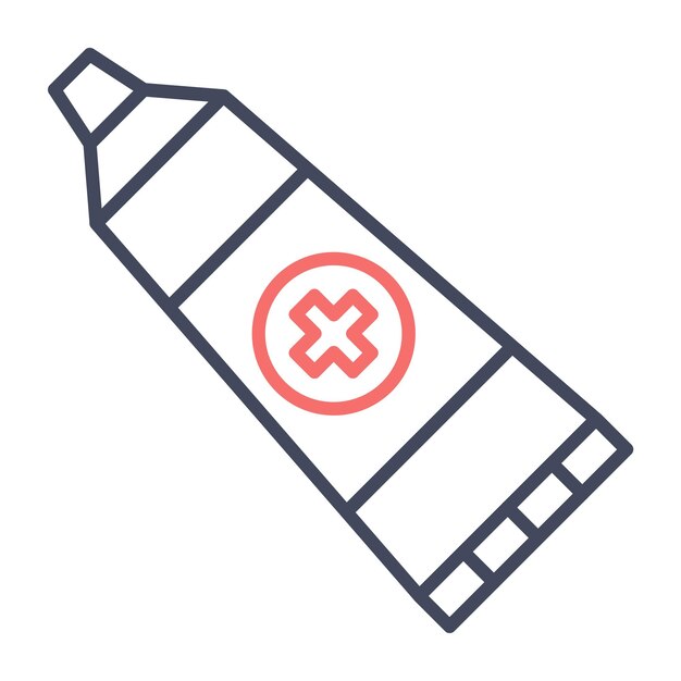 Estilo de la ilustración del vector de ungüento