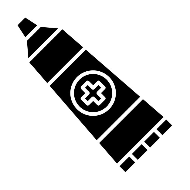 Estilo de la ilustración del vector de ungüento
