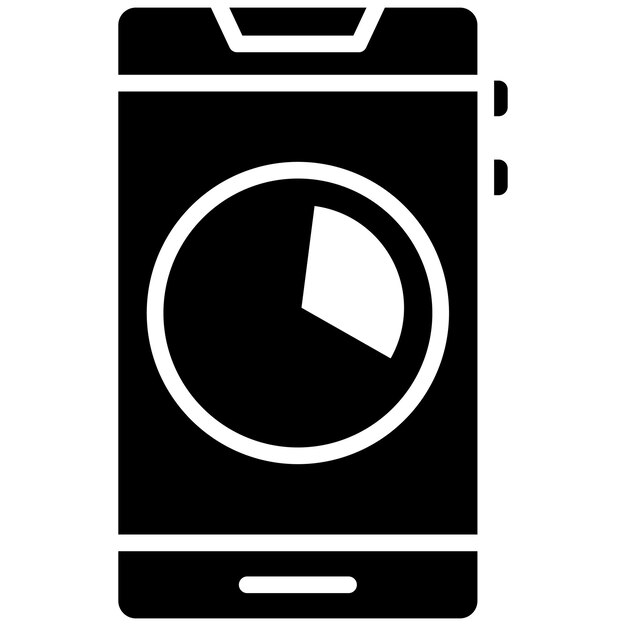 Estilo de ilustración del vector de uso de datos