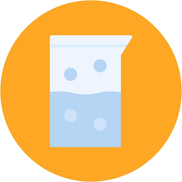 Estilo de ilustración de vectores coloides de química