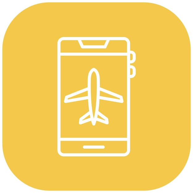 Estilo de ilustración vectorial activo en el modo avión